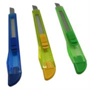 Cutter Plastico Ergonomico Nextep Chico Navaja 9mm Caja Con 12 - Vista 6