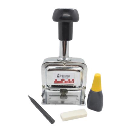 Foliador nextep acero 8 dígitos