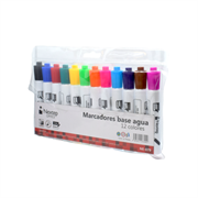 Marcador Nextep Base Agua Estuche Colores Surtidos C/12 Pzas - Vista 5