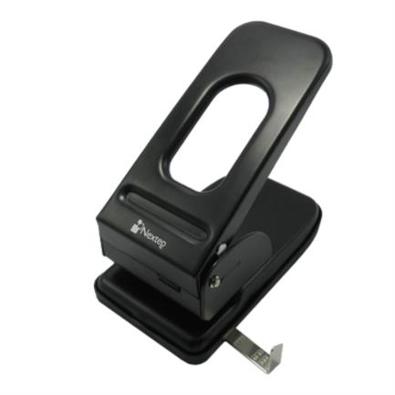 Perforadora nextep uso rudo 2 orificios 8cm hasta 60 hojas color negro