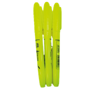 Marcador Nextep Resaltador Tipo Pluma Punta Cincel Color Amarillo C/12 Pzas - Vista 9