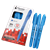 Marcador Nextep Resaltador Tipo Pluma Punta Cincel Color Azul C/12 Pzas - Vista 7