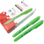 Marcador Nextep Resaltador Tipo Pluma Punta Cincel Color Verde C/12 Pzas - Vista 7