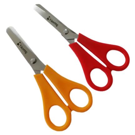 Tijera nextep escolar 5" inoxidable económica punta roma c/12