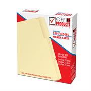 FOLDER OFFIZ MANILA CARTA 3 POCISIONES C/100 - Vista 3