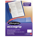 Carpeta acco grip t3 sh-975 oficio verde claro c/4