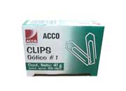 CLIP ACCO GOTICO No.1 CAJA C/100 CLIPS 2
