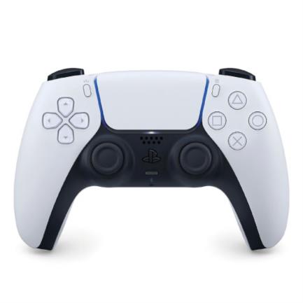 Control inal&aacute;mbrico dualsense playstation 5 con gatillos adaptativos y dise&ntilde;o ergon&oacute;mico blanco
