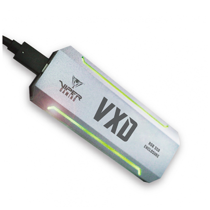 Gabinete Patriot  de Disco Duro VXD M.2 PCI Express 3.0 USB-C Gris