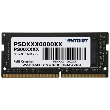 Memoria RAM SODIMM Patriot Signature Line DDR4 3200MHz 16GB Non-ECC CL22