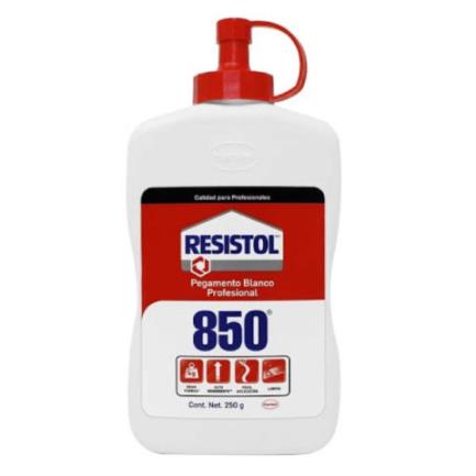 Pegamento resistol 850 líquido uso escolar 250 gr color blanco