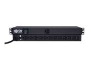 Pdu tripp lite con medidor digital monofásico de 1.4kw 1u