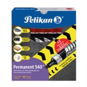 Marcador Pelikan Permanente 540 Color Rojo C/10 Pzas - Vista 4