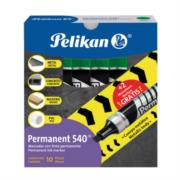 Marcador Pelikan Permanente 540 Color Verde C/10 Pzas - Vista 4