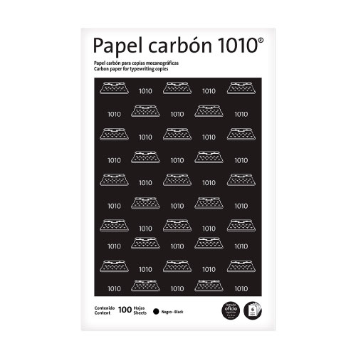 Papel Carbon Pelikan Oficio 1010 Color Negro C/100 Hojas - Vista 2