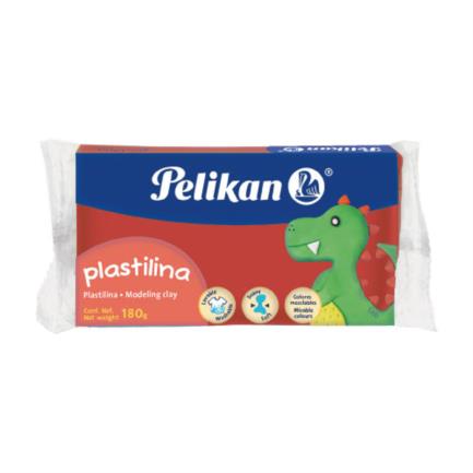 Plastilina pelikan marqueta 180 gr color rojo