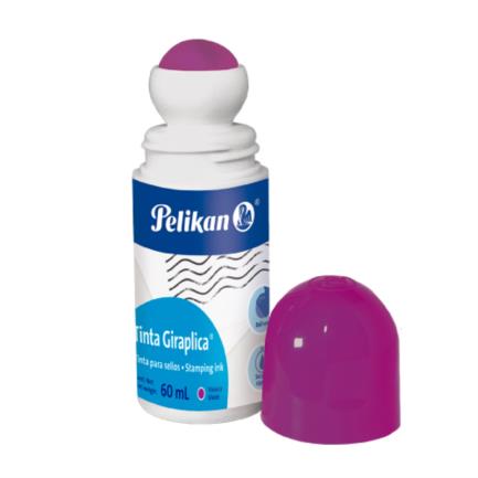 Tinta Para Sellos Pelikan Giraplica 60ml Color Violeta