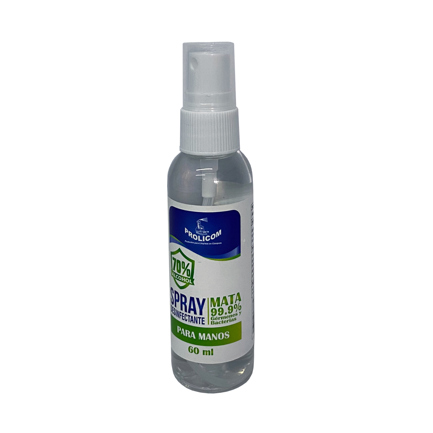 Spray Prolicom Desinfectante para Manos con Aroma 60ml