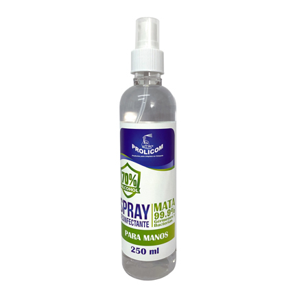 Spray prolicom desinfectante para manos con aroma 250ml