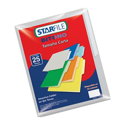Folder bitono mapasa t.carta gris c/25
