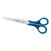 TIJERA PILOT ESCOLAR COSTURA PAPEL INOXIDABLE 7" - Vista 3