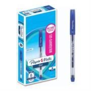 Bolígrafo Gel Papermate Eco Barril Redondo Punto Fino Color Azul C/6 Pzas - Vista 3