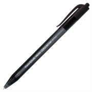 Bolígrafo papermate kilométrico retráctil punto fino 0.7mm color negro caja c/12 pzas