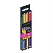 Colores prismacolor junior doble punta c/6 pzas 12 colores intensos