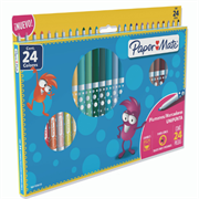 Plumones Papermate Unipunta Colores Surtidos C/24 Pzas - Vista 3
