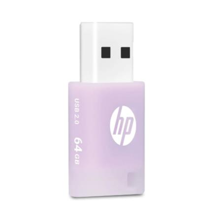 Unidad de memoria flash usb pny hp v168p 64gb color lila usb 2.0