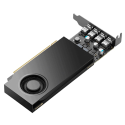 Tarjeta de Video PNY Pro NVIDIA RTX A1000 8GB Low Profile Single Fan GDDR6 PCIe 4.0 4xMini DisplayPort - Vista 11