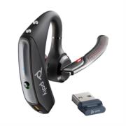 Audífonos poly voyager 5200 usb-a bluetooth con dongle bt700 negro