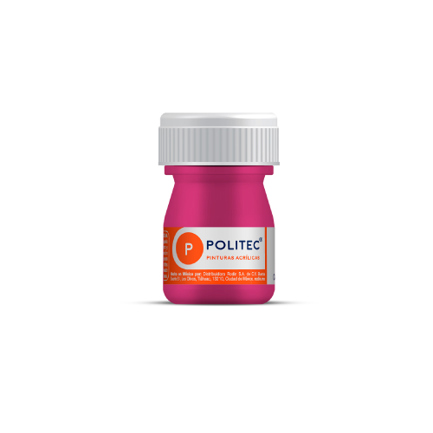 Pintura acrilica politec magenta 20ml no 342 caja c/12 piezas