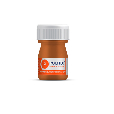 Pintura acrilica politec terracota 20ml no 340 caja c/12 piezas