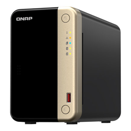Unidad Almacenamiento NAS QNAP CPU Celeron N5095 Quad Core 2.9GHz 8GB RAM RJ45 2.5GbE 2 Bahias 3.5 Linux Sin Discos - Artículos Promocionales MAS RECIO