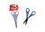 Tijera rihan escolar 5" graduada aluminio