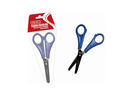 Tijera rihan escolar 5" graduada aluminio