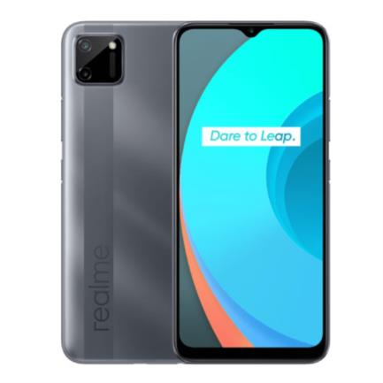 Smartphone realme c11 6.5" hd 32gb/2gb cámara 13mp+2mp/5mp helio g35 android 10 color gris