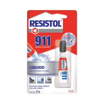 Pegamento resistol 911 l&iacute;quido tubo 2 gr