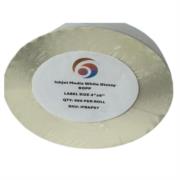 Papel six graphics bopp blanco brillante adhesivo acrilico respaldo 4 x 6" core 3 960 etiquetas