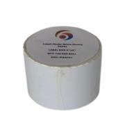 Papel six graphics blanco brillante adhesivo acrilico respaldo 4x2" core 1 740 etiquetas por rollo