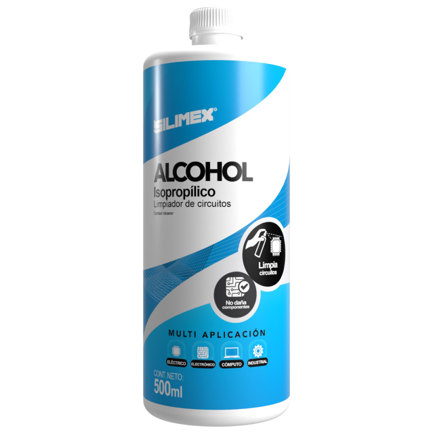 Alcohol isopropÍlico silimex al 99.7% iso pro 500ml