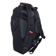 Mochila Swissmobility BEVERIN 17 3 cierres asa de acero reforzada piso de espuma múltiples bolsos internos color negro - Vista 6