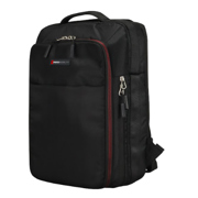 Mochila Swissmobility JACK 17 2 cierres principales expansión porta calzado y bebidas incluidos doble asa Color negro - Vista 8