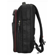 Mochila Swissmobility JACK 17 2 cierres principales expansión porta calzado y bebidas incluidos doble asa Color negro - Vista 10