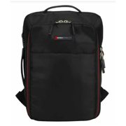 Mochila Swissmobility JACK 17 2 cierres principales expansión porta calzado y bebidas incluidos doble asa Color negro - Vista 6