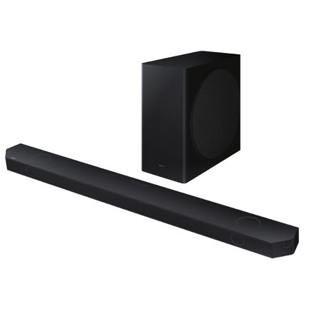 Barra de sonido samsung 5.1.2 ch wireless subwoofer color negro