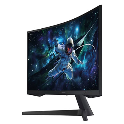 Monitor Samsung 27" Gaming Odyssey G55C QHD 2560 x 1440 165HZ VA CURVO 1000R G5 - Vista 5