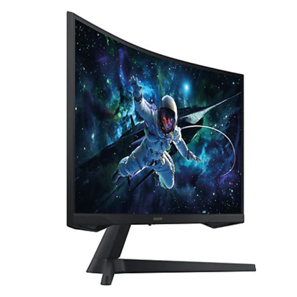 Monitor Samsung 27" Gaming Odyssey G55C QHD 2560 x 1440 165HZ VA CURVO 1000R G5 - Vista 6