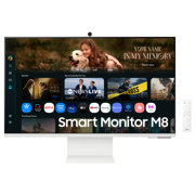 Monitor Samsung 32" Smart Vision AI Camara Web 4k 3840X2160 60HZ VA PLANO HDR10 4MS VESA100 M80F - Vista 5